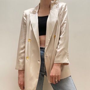 L’AGENCE silk blazer